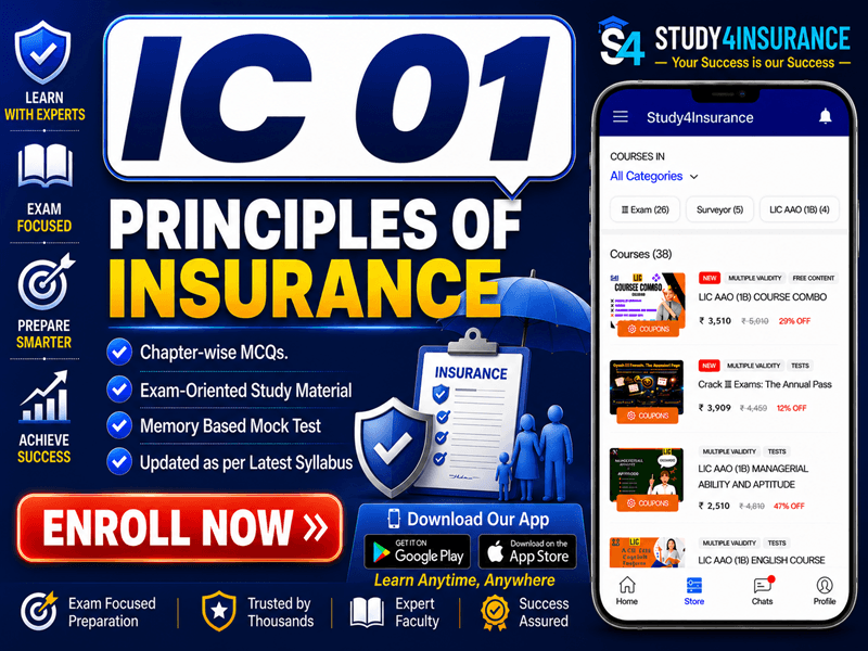 IC 01 PRINCIPLES OF INSURANCE -LICENTIATE