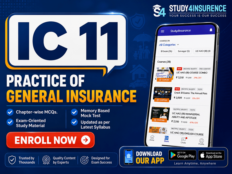 IC 11 PRACTICE OF GENERAL INSURANCE- LICENTIATE