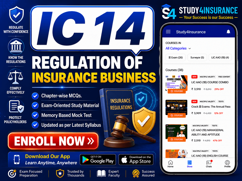 IC 14 book Regulations of Insurance Business Insurance Institute of India